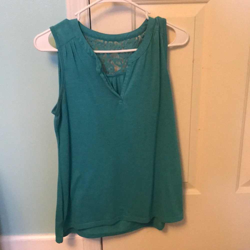 Teal tank top, Sonoma